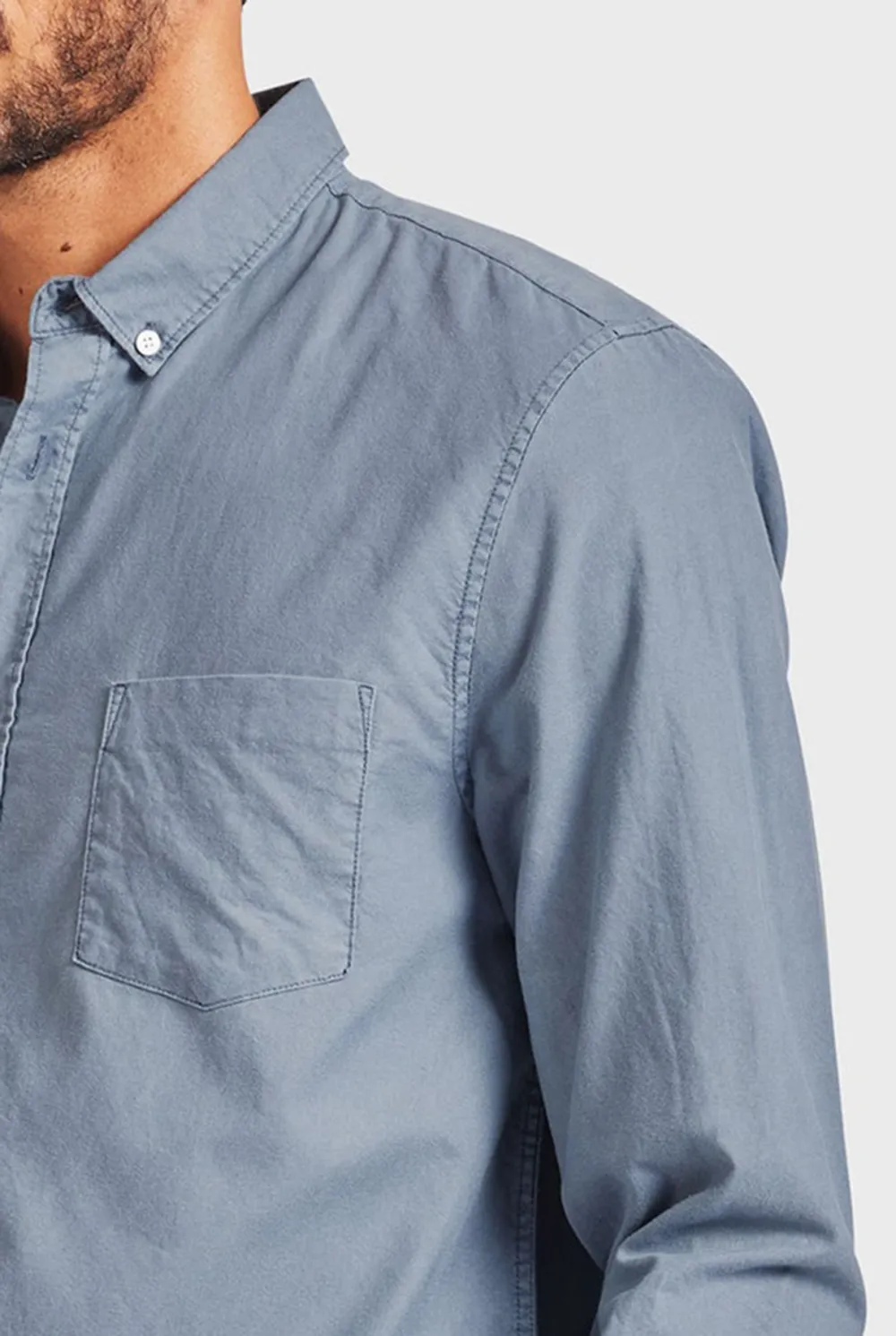 Vintage Oxford Button Down Long Sleeve Shirt