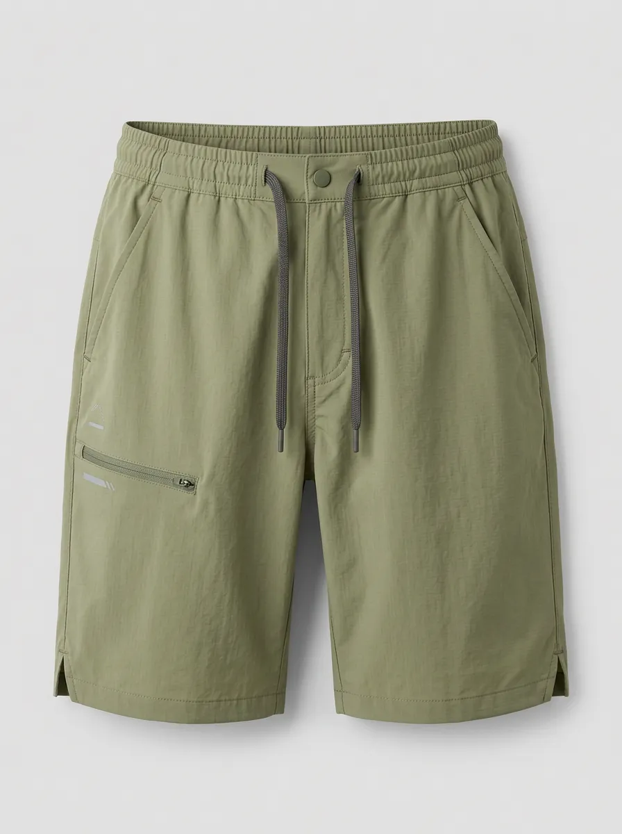 Men's Outdoor Hiking Quick-Dry Zipper Pocket Casual Shorts