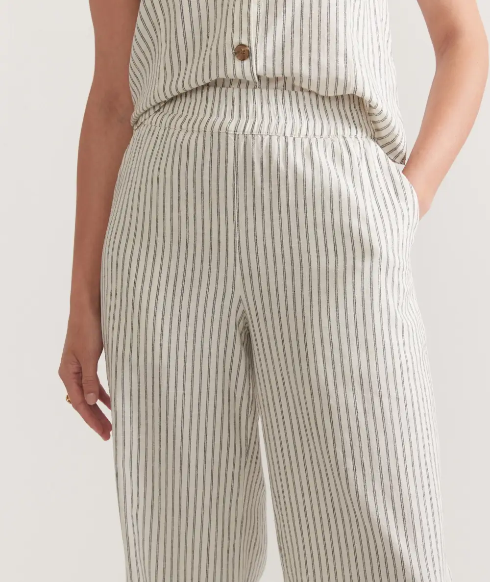 Striped Linen Trousers