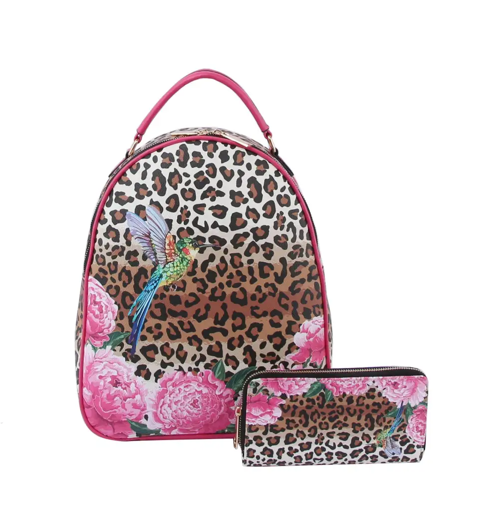 Animal Print Travel Backpack