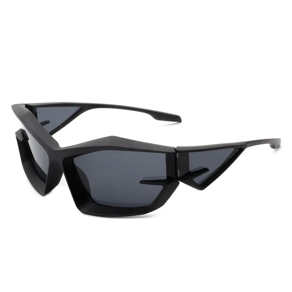 Terry Rectangle Square Frame Sunglasses