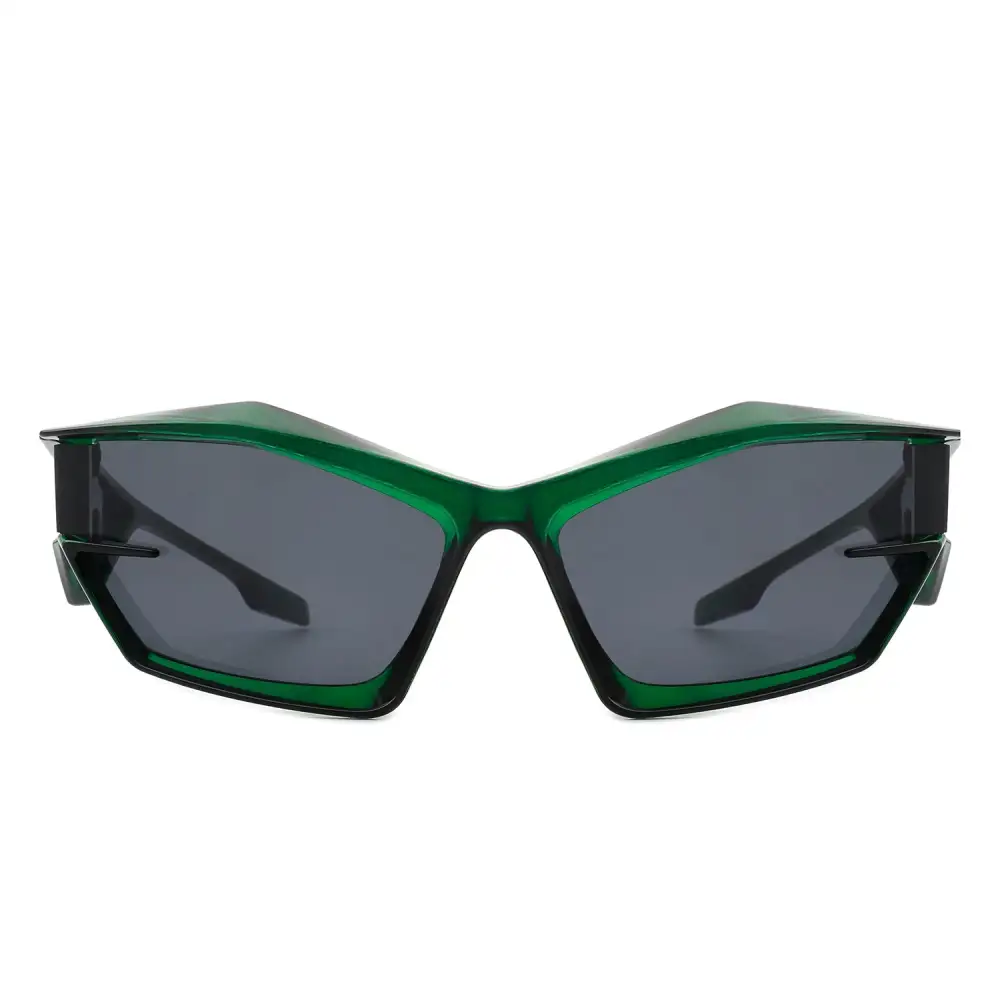 Terry Rectangle Square Frame Sunglasses