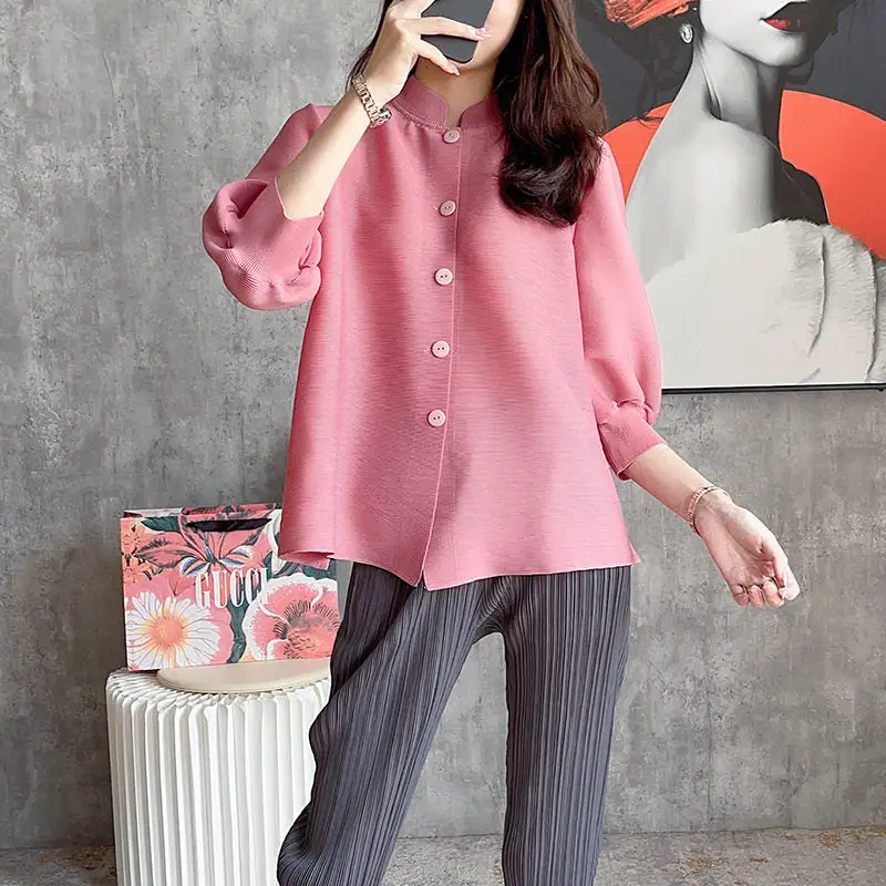 Stand-Collar Casual Outerwear Jacket