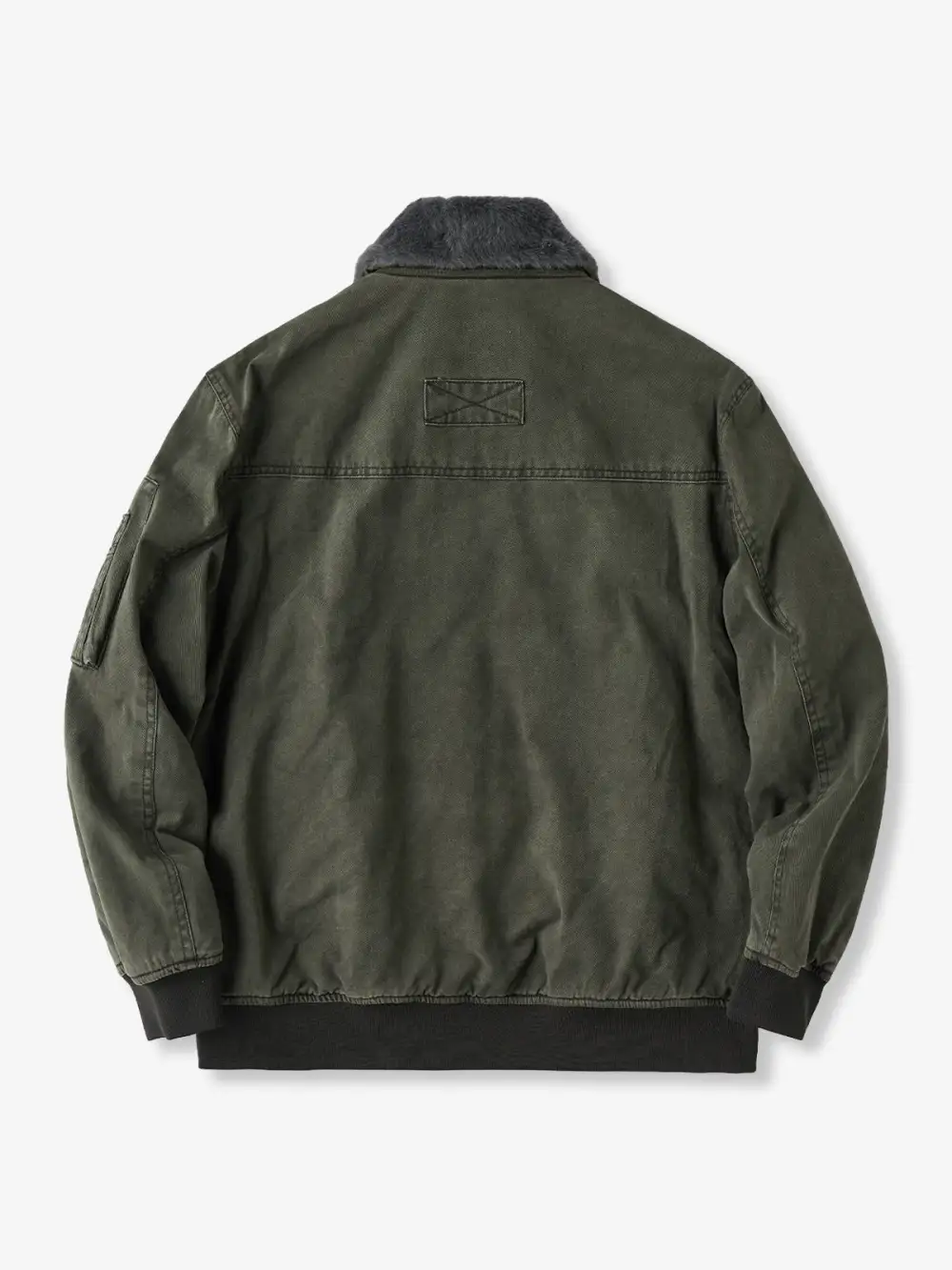 Men's Textured Bomber Jacket