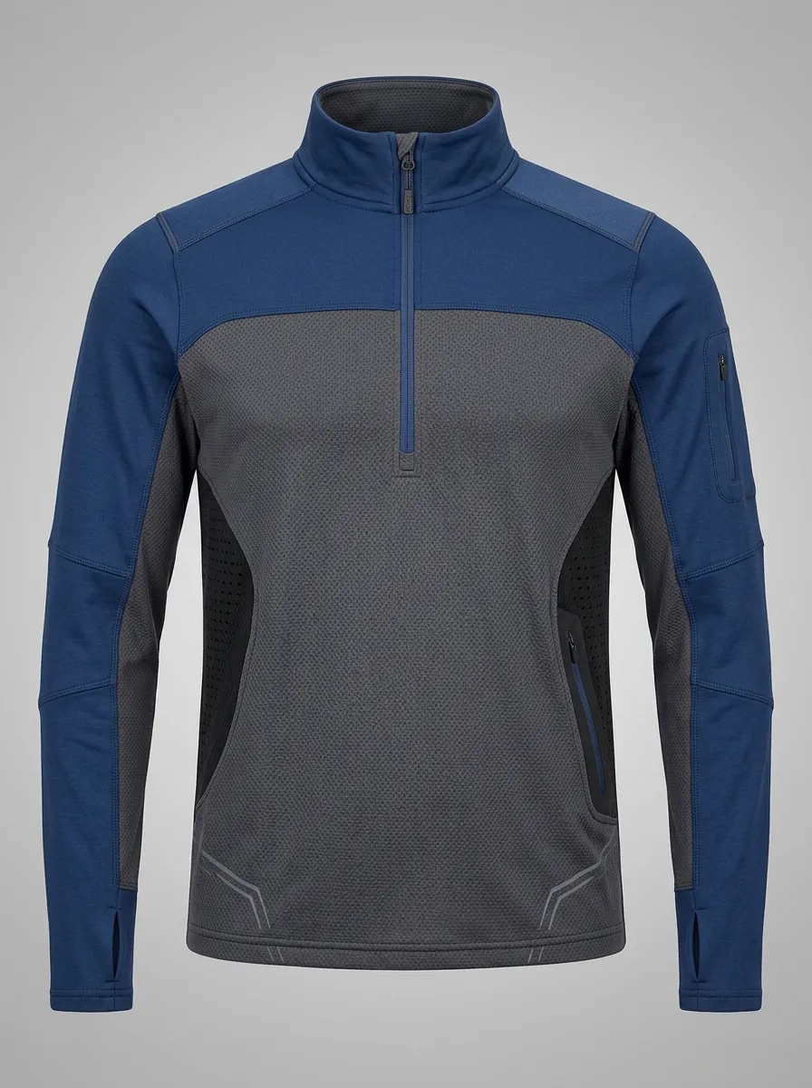 Men's Outdoor Sports Colorblock Quarter Zip Pullover