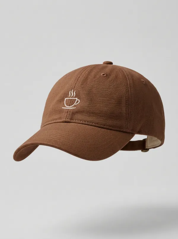Classic Coffee-Lover Embroidered Unisex Baseball Cap