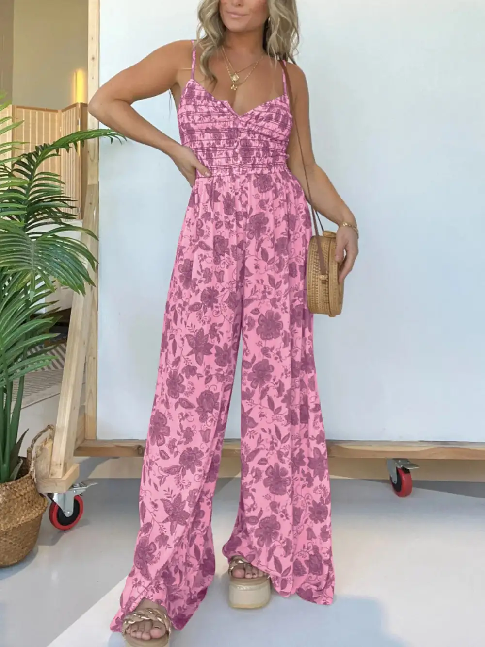 Effortless Floral Jumpsuit