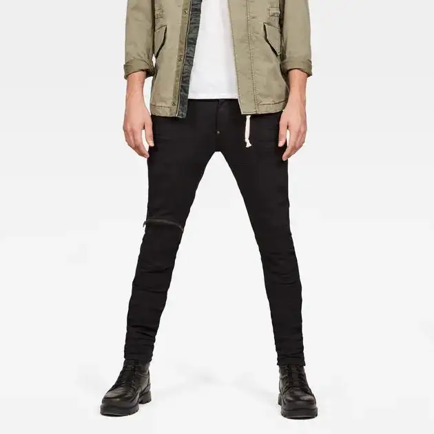 Zip Knee Sculpted Slim Jeans