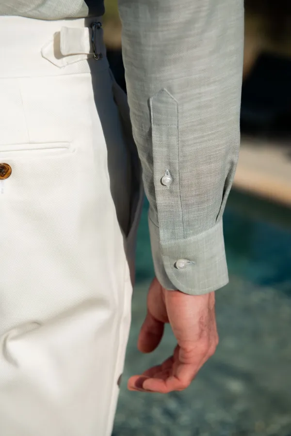 Green  Cotton Shirt