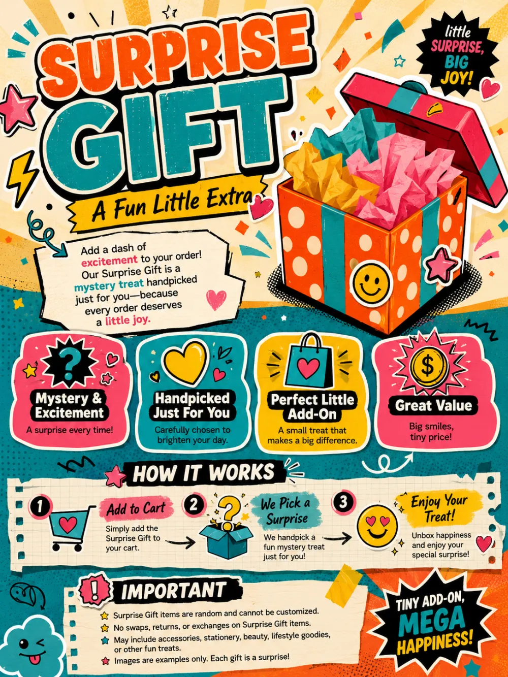Surprise Gift Gift Box Hidden Bonus Present