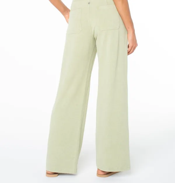 Clean Wide Leg Woven Pants