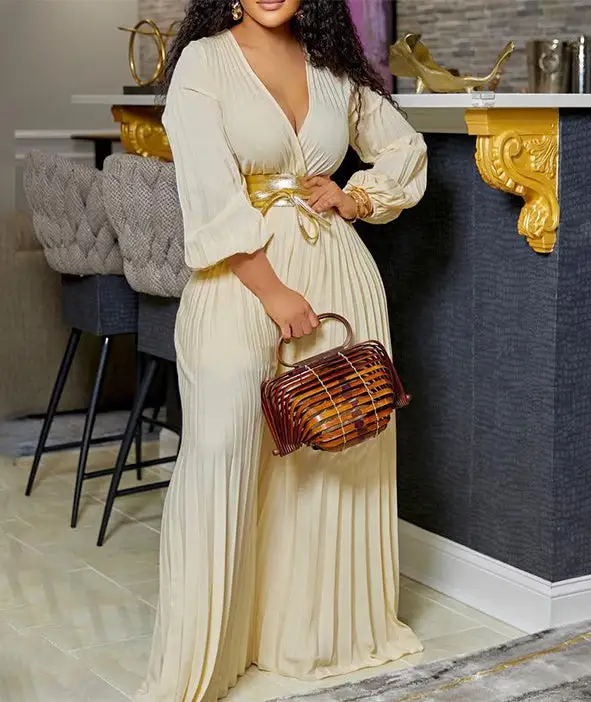 Wide Leg Pleated Jumpsuit