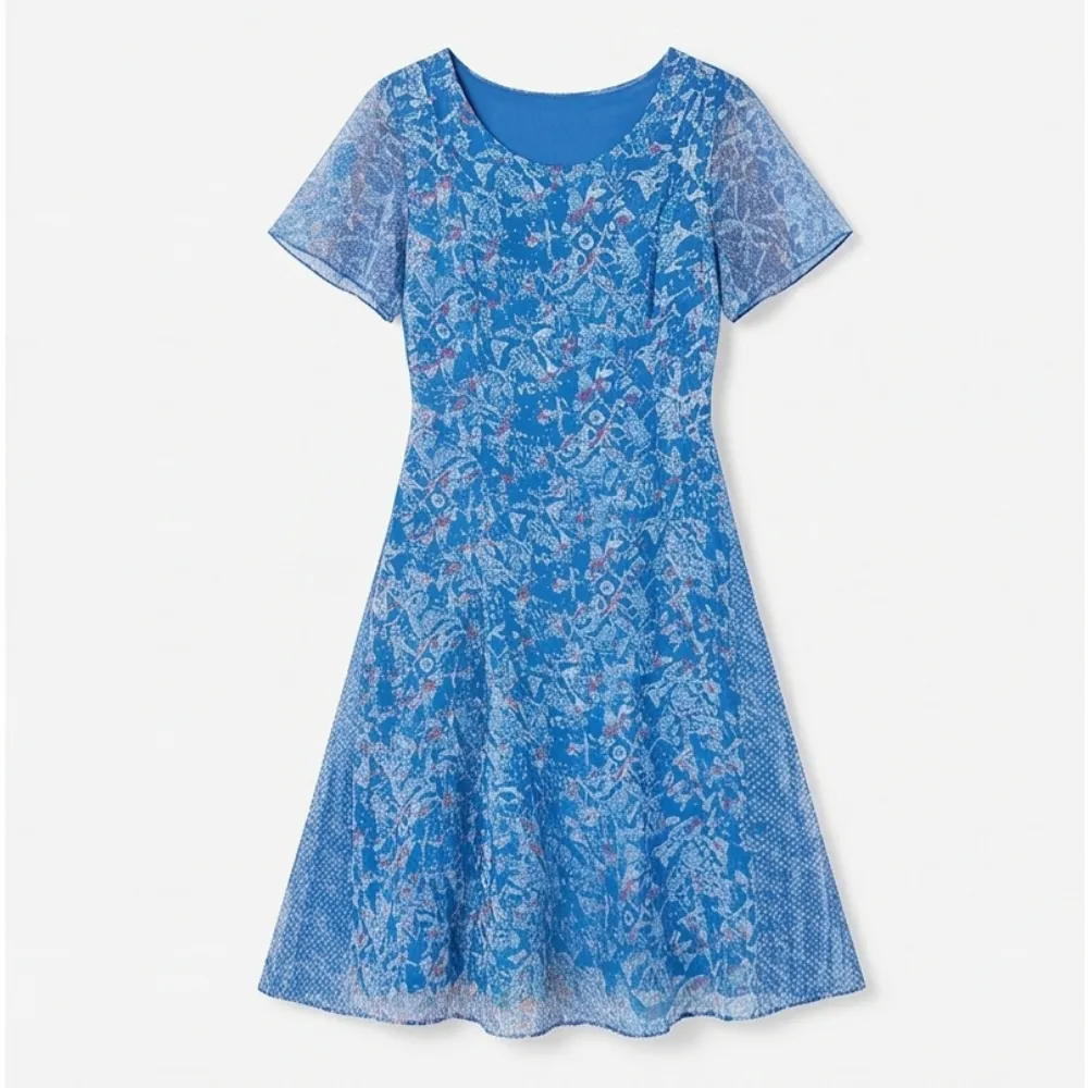 Flutter Sleeve Midi Dress