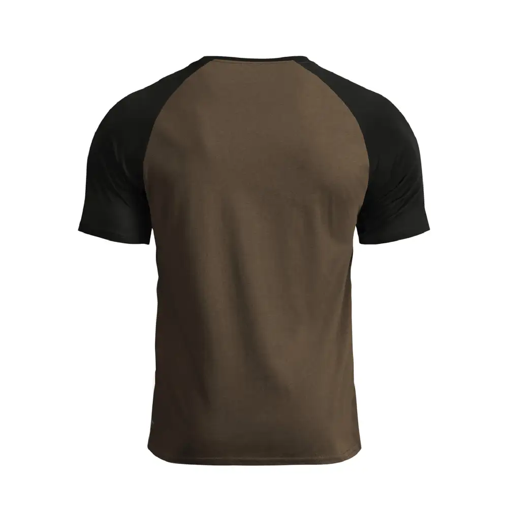 THE POWER OF STUPID PEOPLE RAGLAN GRAPHIC TEE
