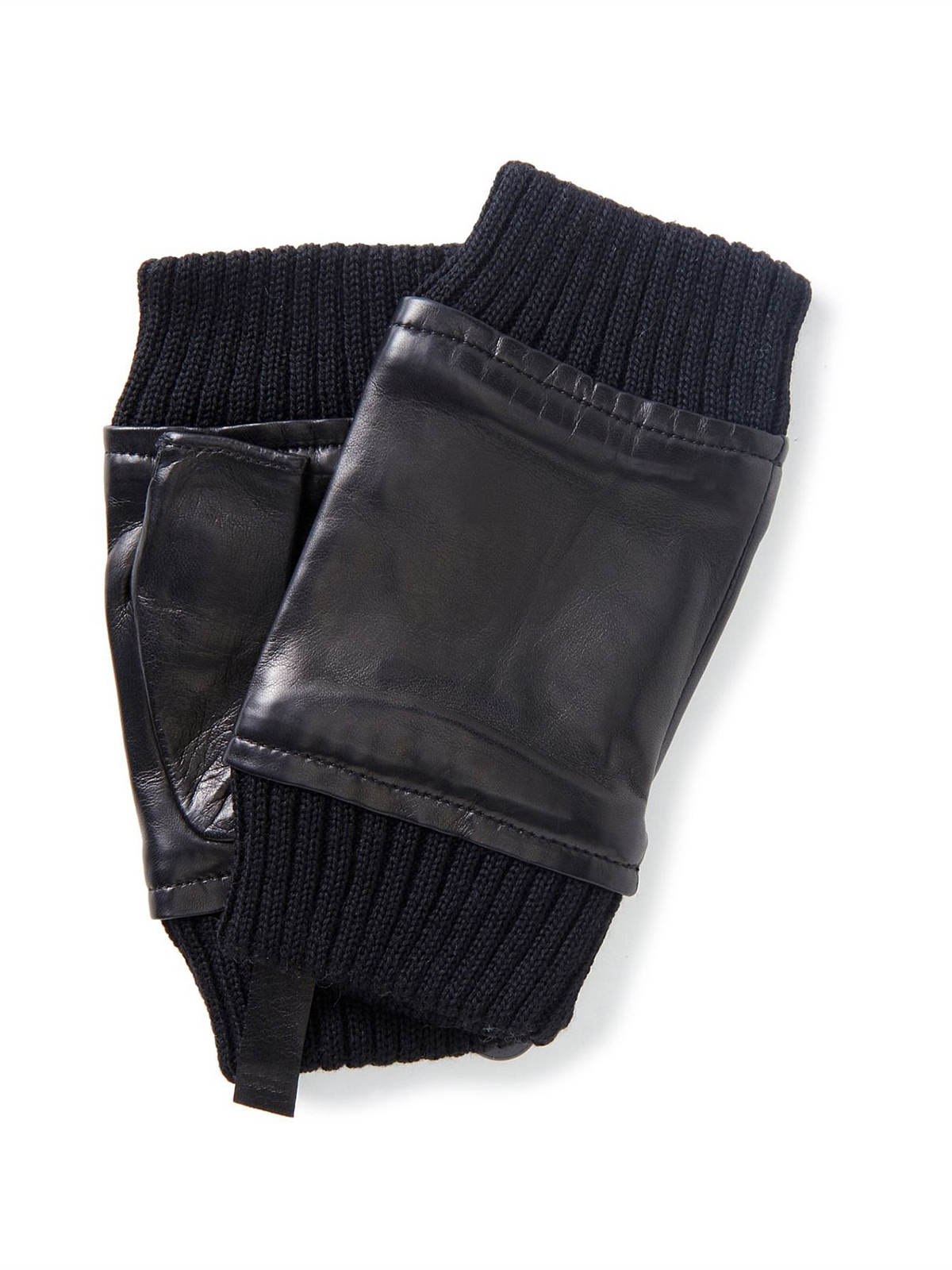 Pure Cotton Leather Gloves Without Fingers