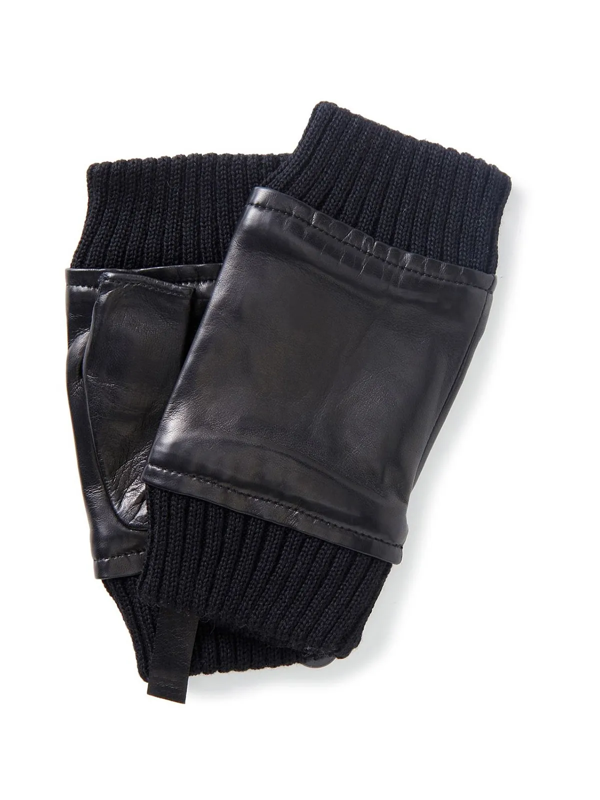 Pure Cotton Leather Gloves Without Fingers