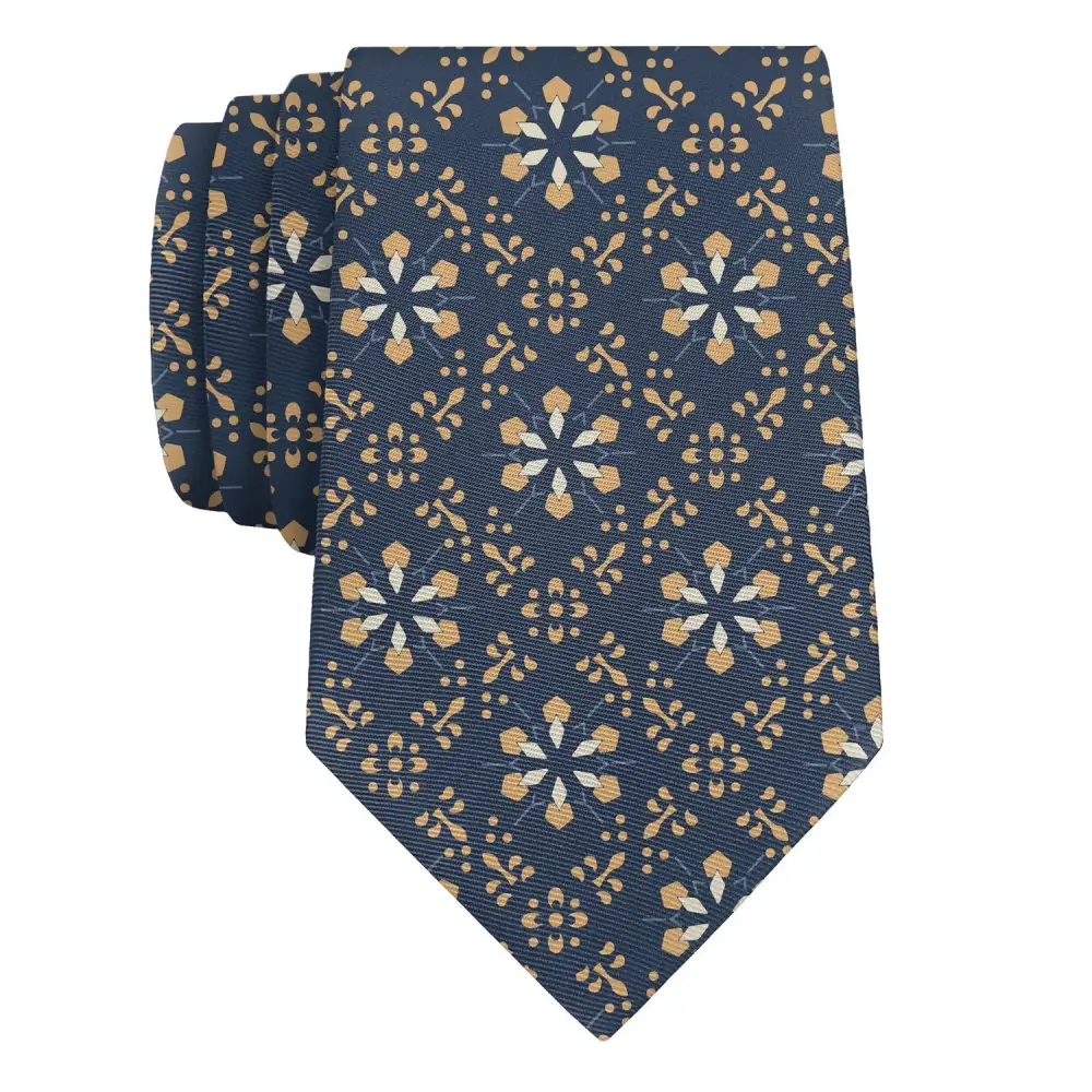 Distinctive Floral Accent Necktie