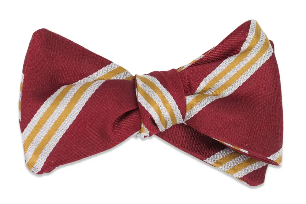 Contemporary Dress Striped Bow Tie