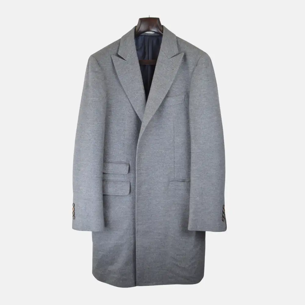 Modern Classic Refined Cashmere Wool Coat