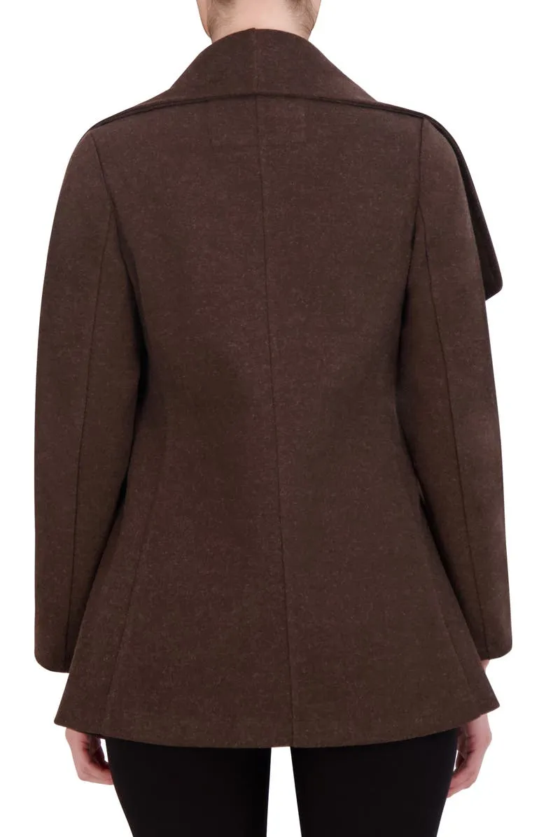Faux Cashmere Drape Jacket