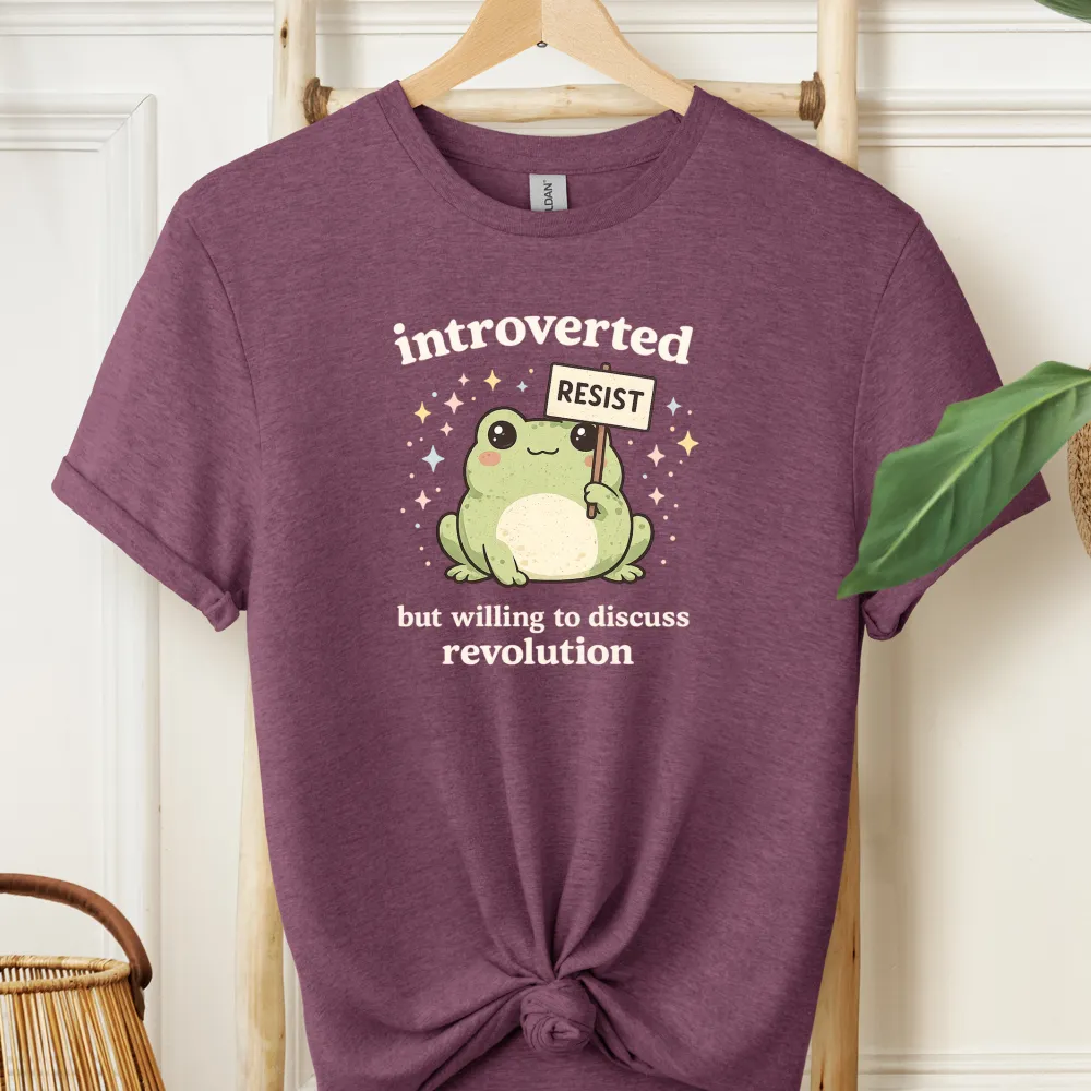 Whimsical Frog Graphic T-Shirt