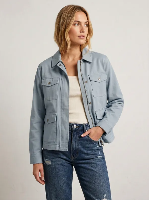 Field Zip-Front Women's Casual Jacket