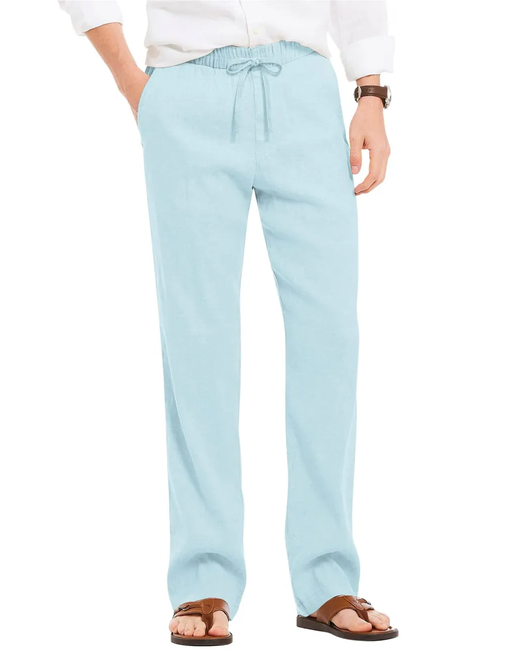 Linen Yoga Trousers Pants
