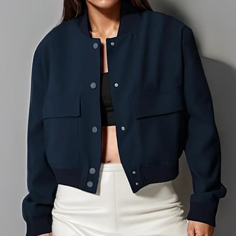 Longline Casual Outerwear Jacket