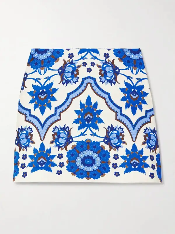 Draped Round Neck Printed Detail Coordinated Set