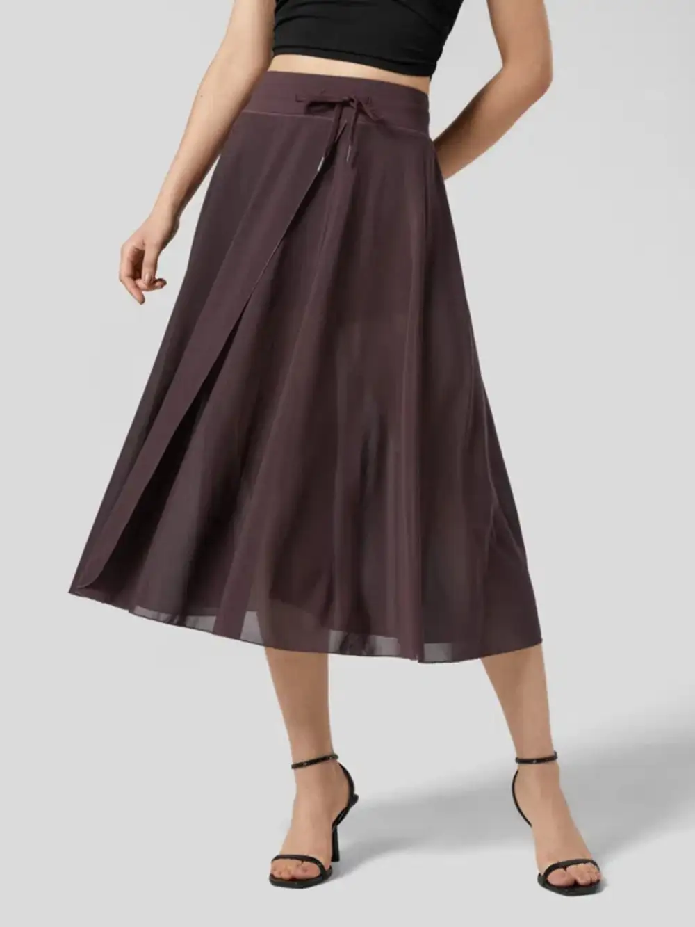 Subtle Drawstring Pocket Detail Skirt