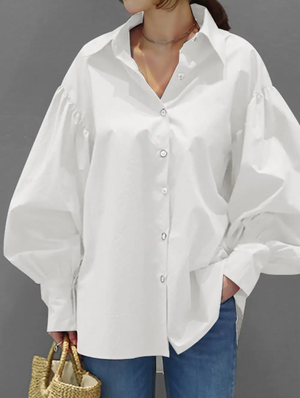 Relaxed Fit Retro Lapel Shirt