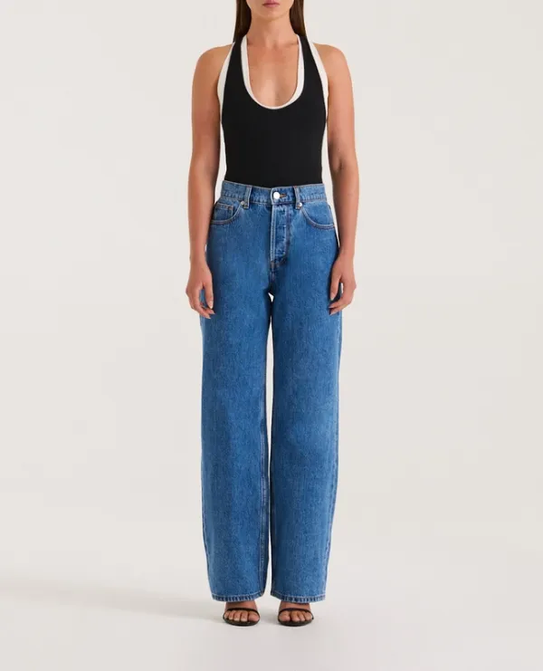 Indigo Wash Petite Straight Leg Jeans