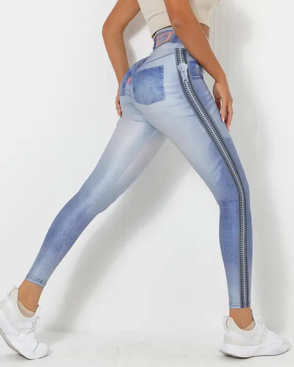 Pace Active Scrunch Denim Leggings