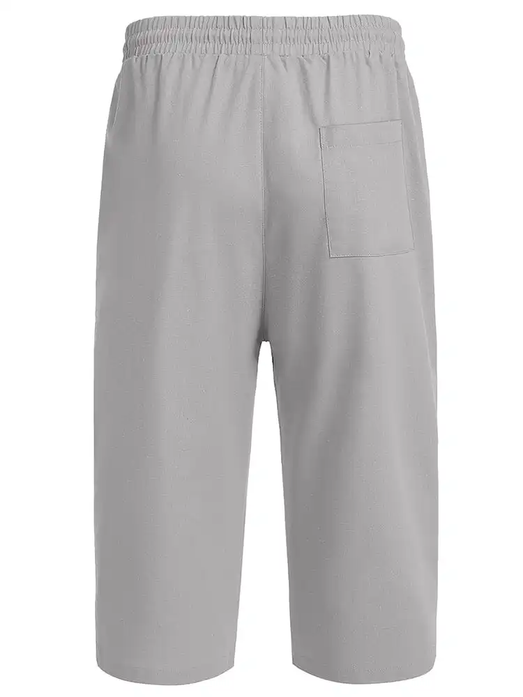 Casual Linen Beach Yoga Shorts