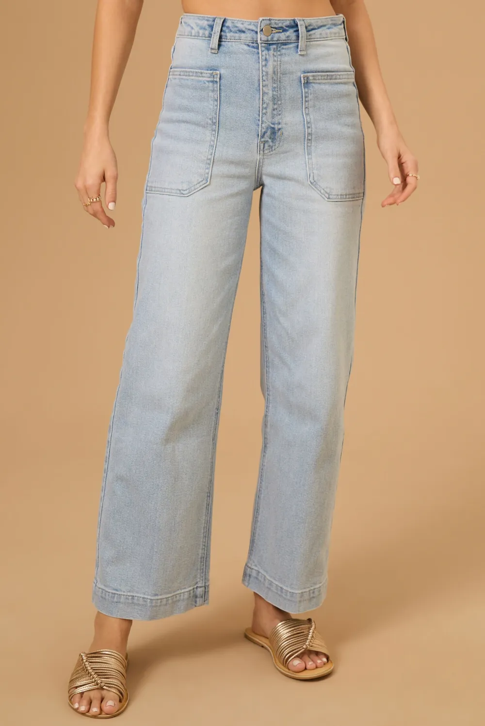 Regular Straight Leg Jeans