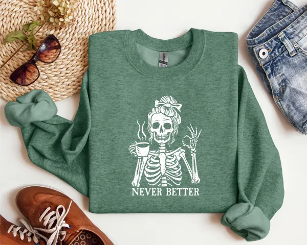 Easy Mood Graphic Crewneck Sweatshirt