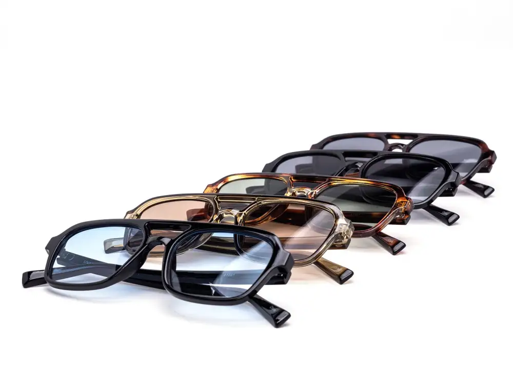 12-Pack Mini Aviator Assorted Slim Sunglasses