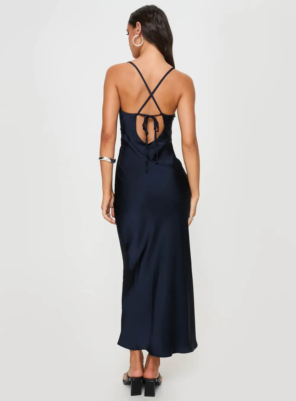 Dressy Maxi Bias Cut Maxi Dress