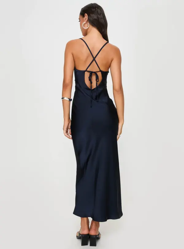 Dressy Maxi Bias Cut Maxi Dress