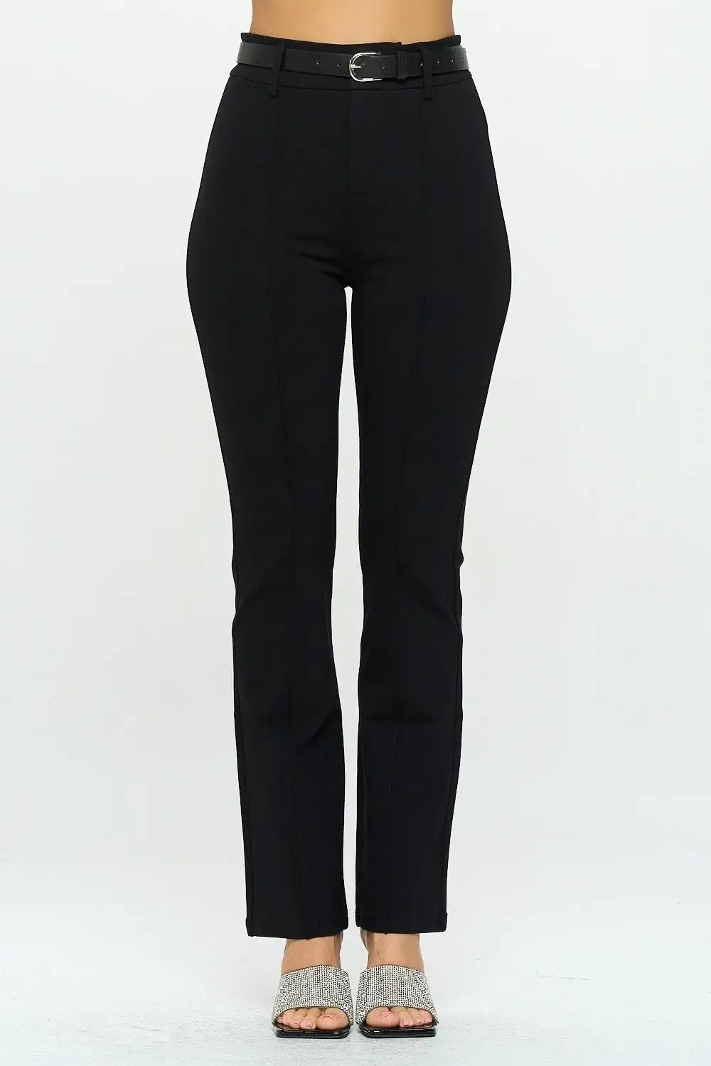 High Rise Bootcut Pants