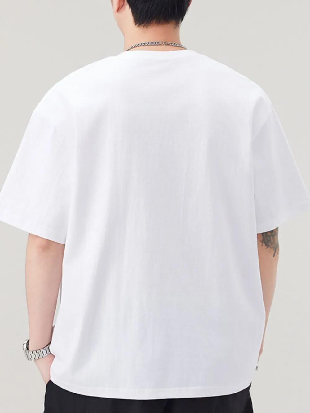 Polished Men's Casual Loose T-shirt