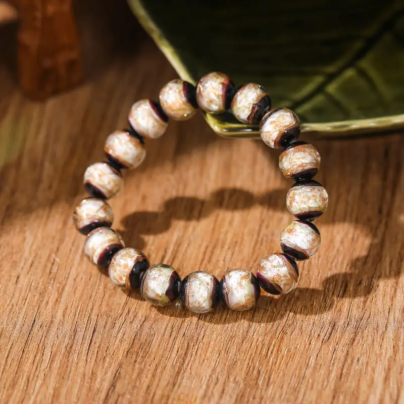 Classic Liuli Glass Bead Bracelet