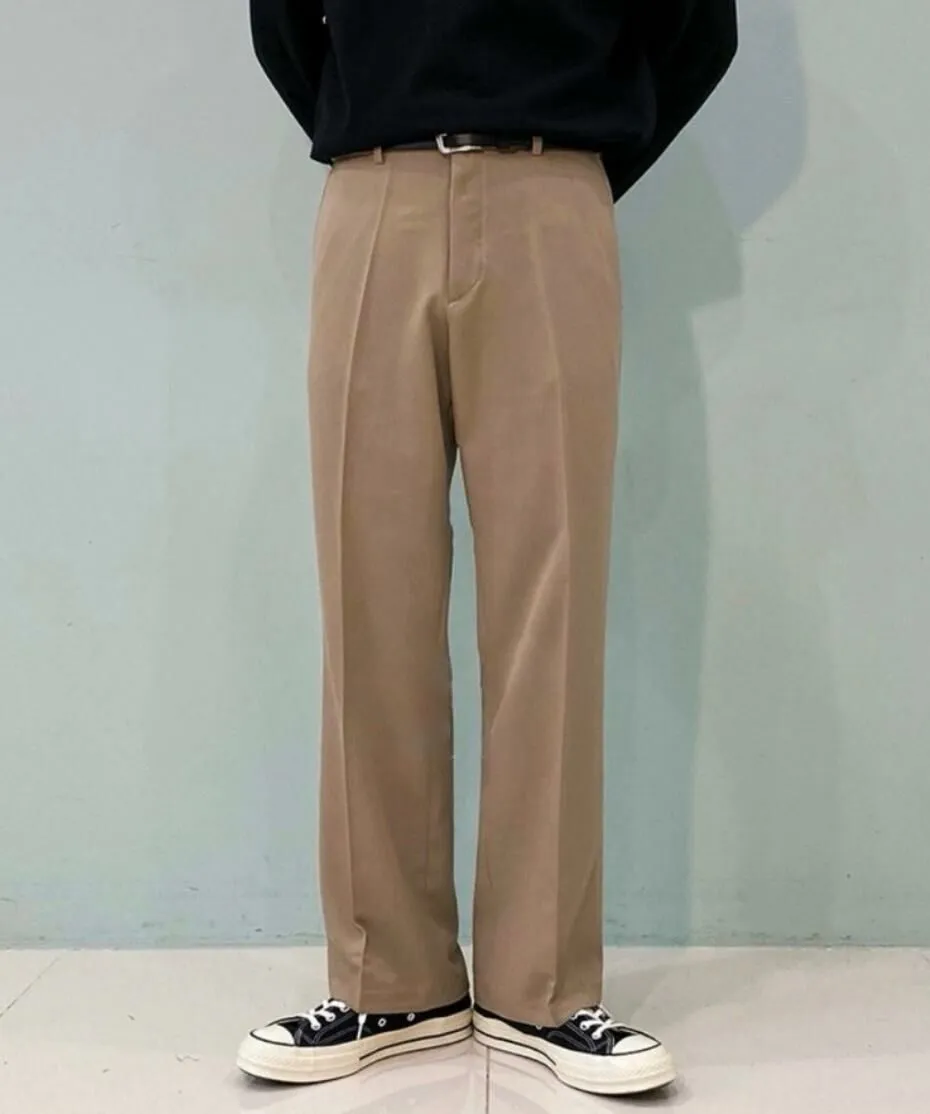 Elegant Everyday Brown Tailored Pants
