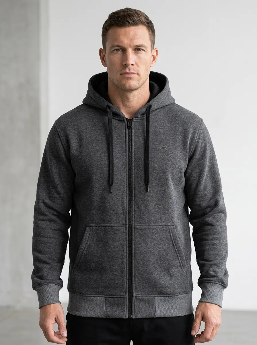 Classic Embroidered Zip-Up Fit Men's Sport Jacket