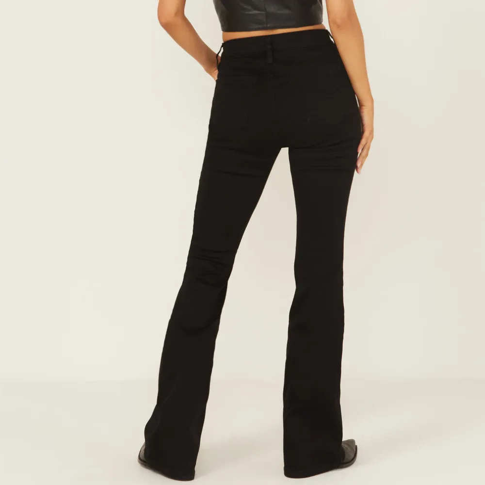 High Rise Bootcut Flare Stretch Denim Jeans