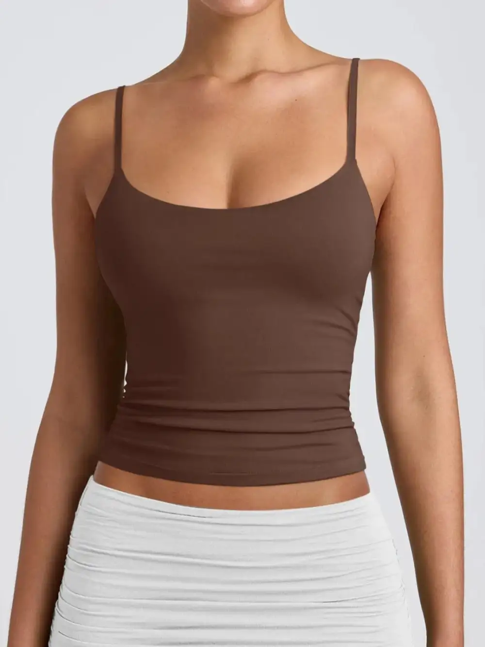 Scoop Neck Cami Polyester Blend