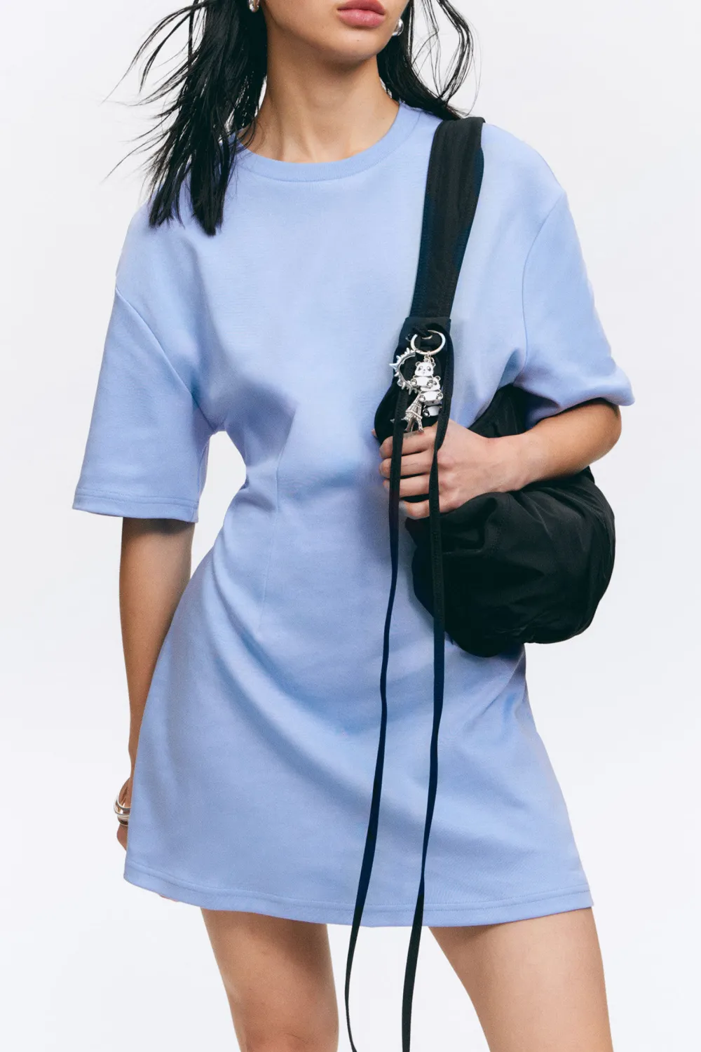 Half Short Sleeve Dress