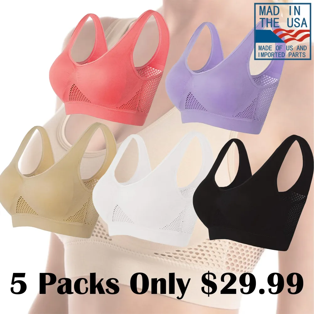 💖 🔥 Limited-Time Offer – 40% OFF! 🔥 Breathable Anti-Sagging Bra | Lift, Support & All-Day Comfort.