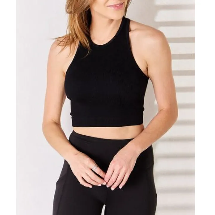 Racerback Ribbed Tank Top
