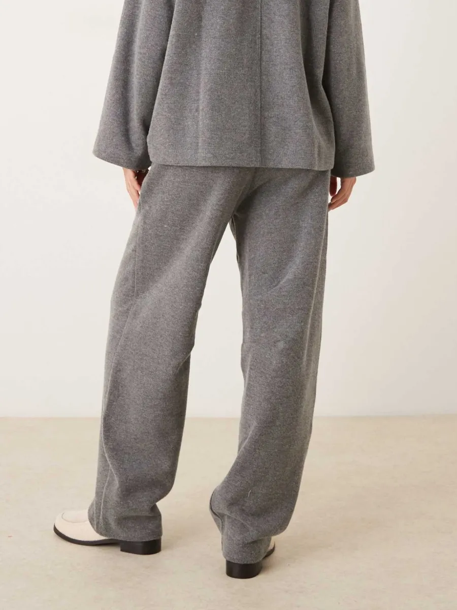 Oversized Knit Wide-Leg Pants